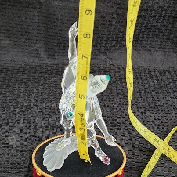 Swarovski Crystal Figurine SCS 1999 Masquerade Pierrot Box Stand COA Mint - Picture 15 of 16